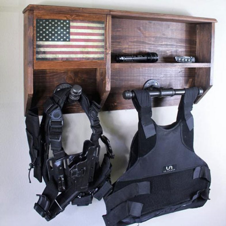 The Ultimate WallMounted Tactical Gear Storage Rack A MustHave for