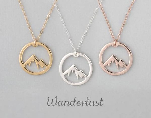 Wanderlust Mountain Necklace