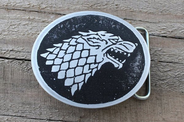 House of Stark Belt Buckle