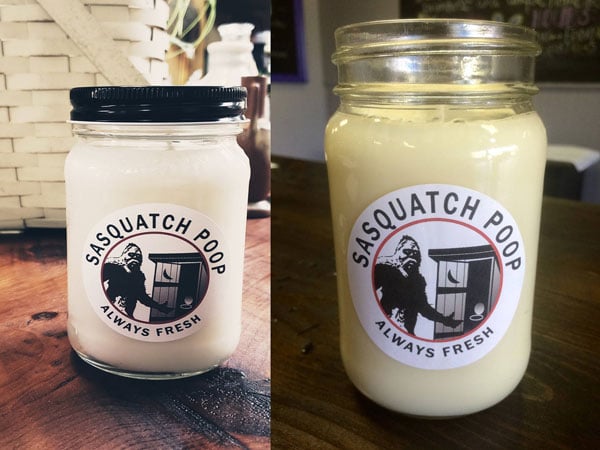 Sasquatch Poop Scent Soy Wax Candle