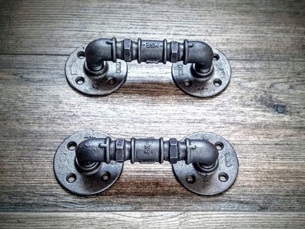 Industrial Steampunk drawer handles - Unique Drawer Pulls