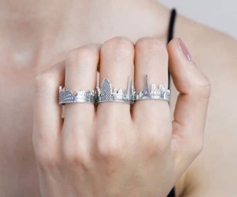 Custom Cityscape Rings