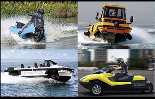 All-Terrain Amphibious Four-Wheeler