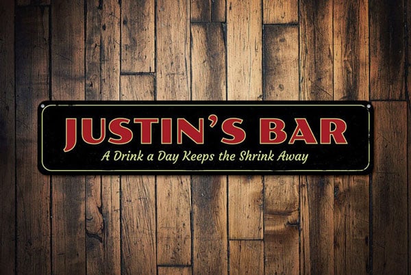 Personalized Bartender / Bar Owner Sign