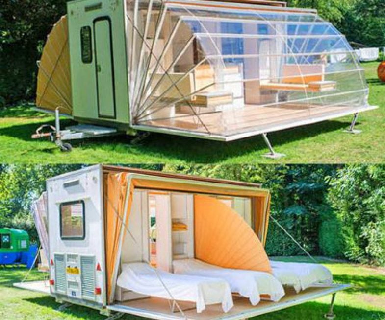 De Markies Fold Out Awnings Camping Trailer