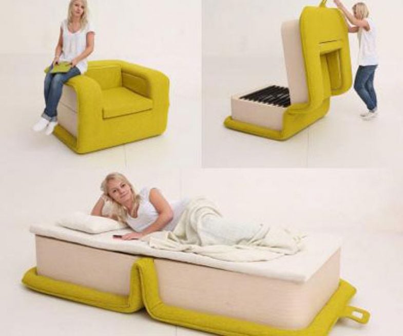FLOP Multi-functional Arm Chair Bed