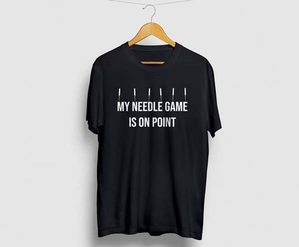 My Needle Game Is On Point Acupuncturist Shirt - Gifts For Acupuncturists