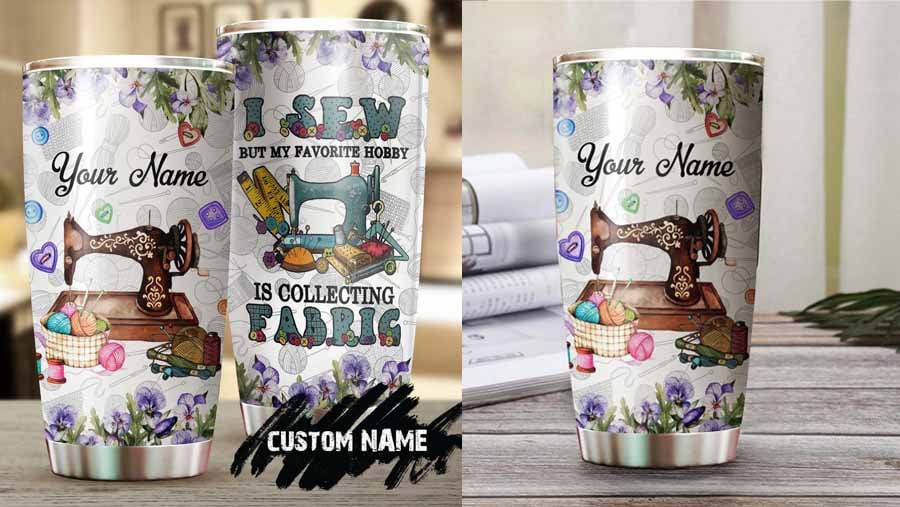 Personalized Sewing Tumbler