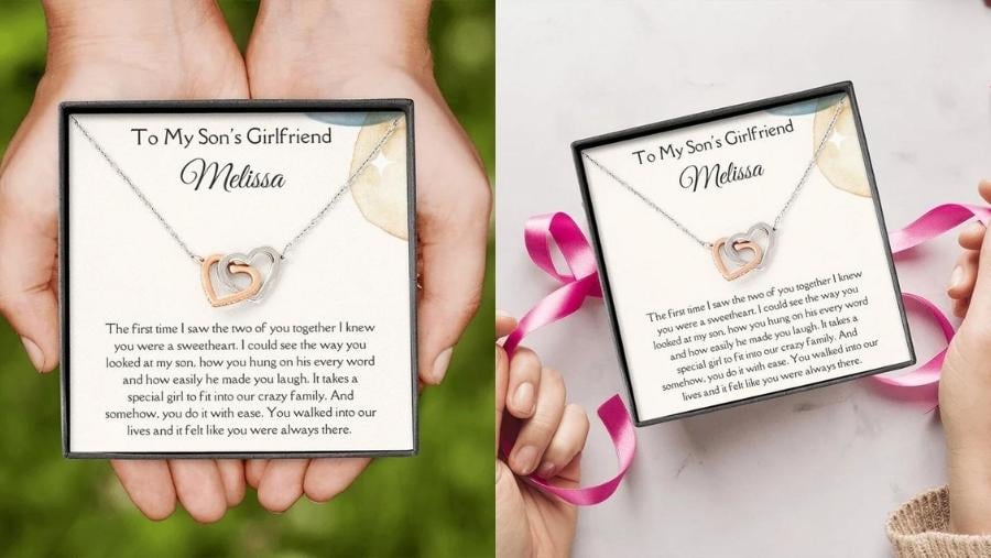 Personalized Necklace for Son’s Girlfriend