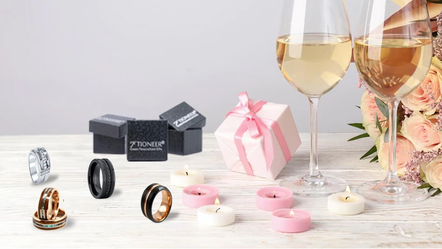 unique men's wedding bands