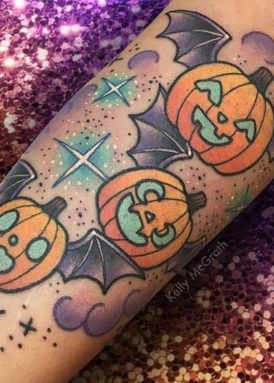 30 Feminine Halloween Tattoo Ideas To Spooky Season