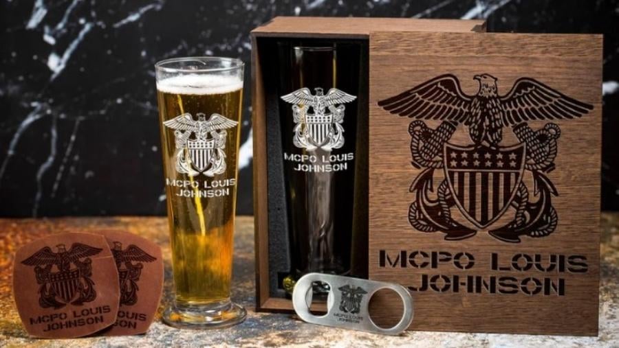 Marine Veteran Beer Gift Set