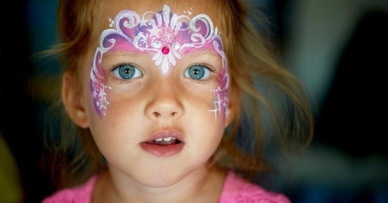 Pretty Little Princess Face Painting