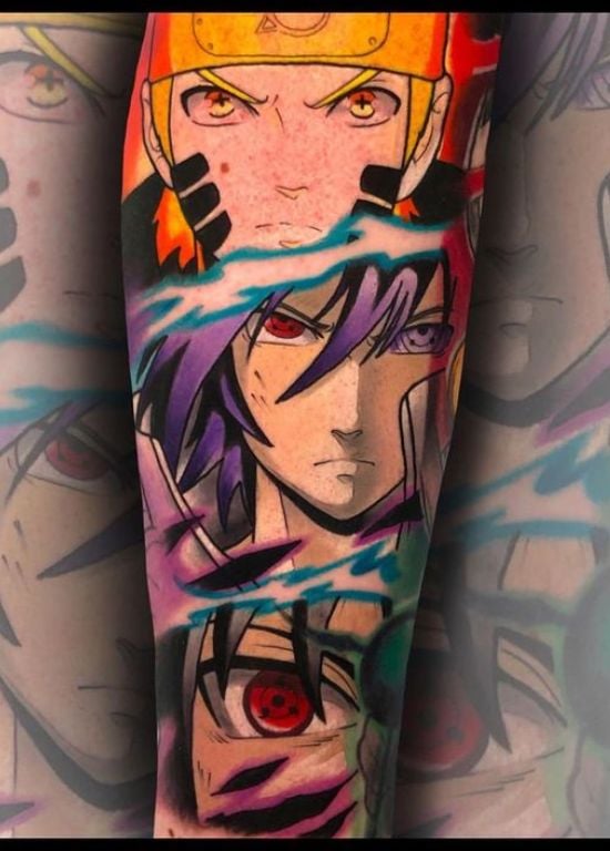 Tattoo uploaded by FABU • ANIME TATTOOs • NARUTO vs GAARA Anime: Naruto •  Tattoodo