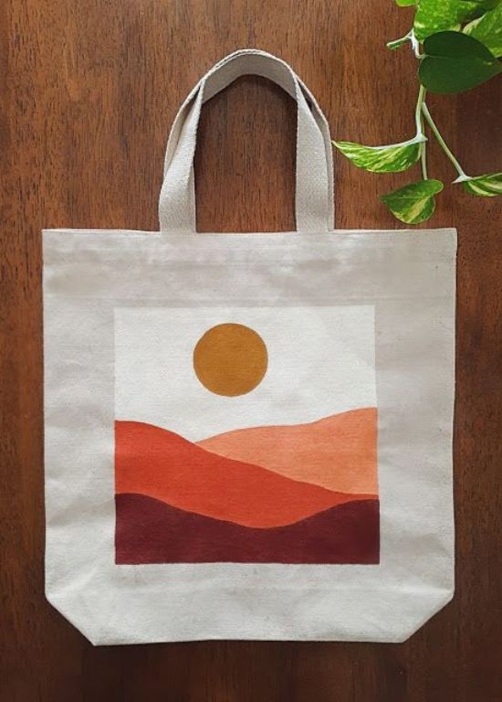 26 Amazing And Gorgeous Tote Bag Painting Ideas