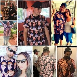Custom face t-shirt