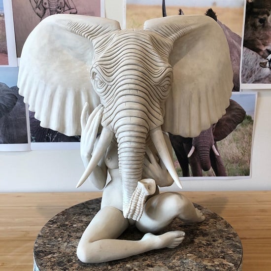 Human with Elephant Head