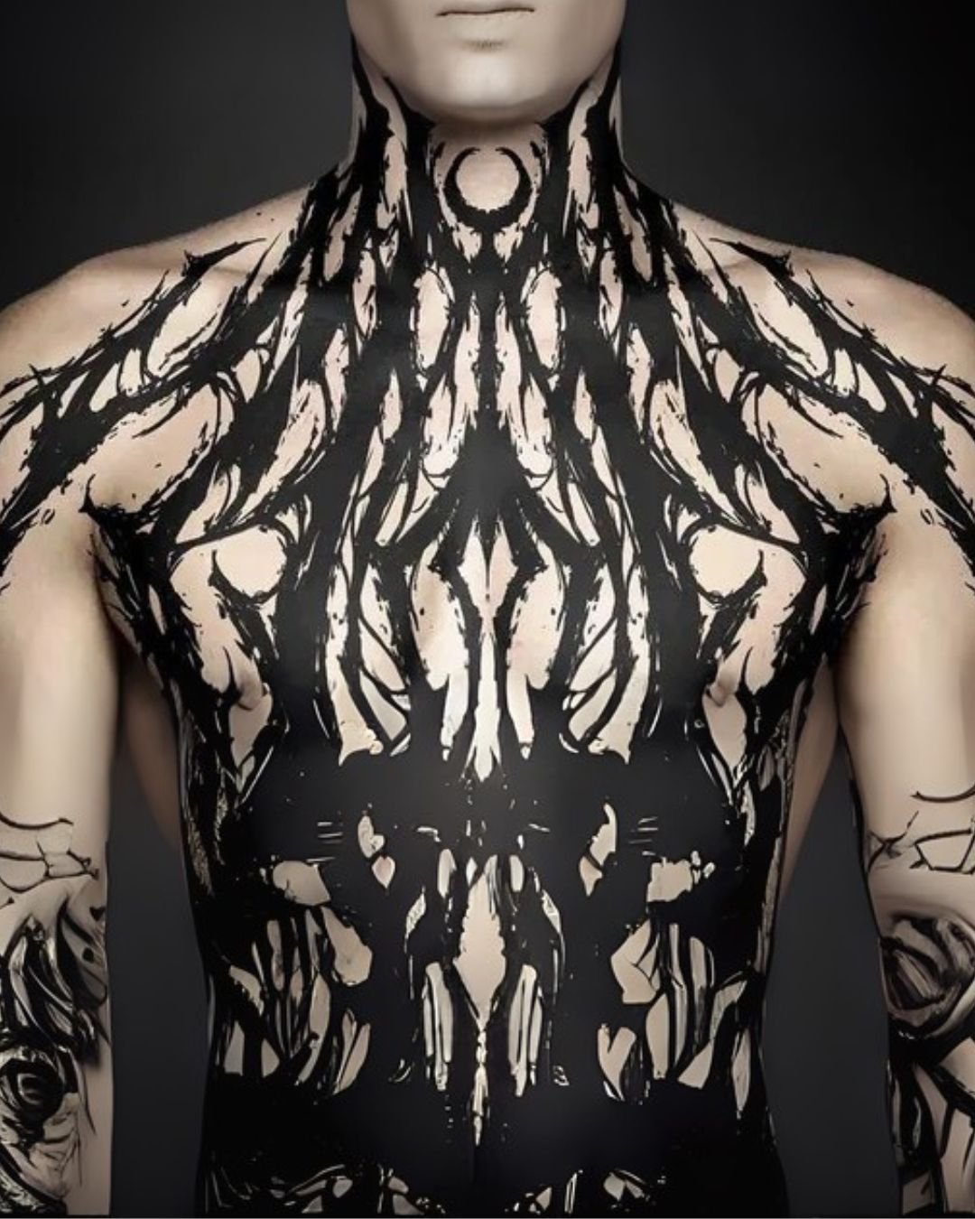 Gothic Cybercigilism Tattoos That Feel Sacred and Futuristic
