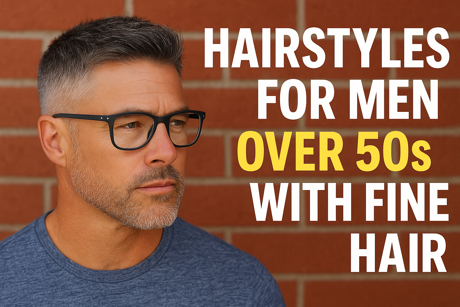 Best Hairstyles for Men Over 50 with Fine Hair