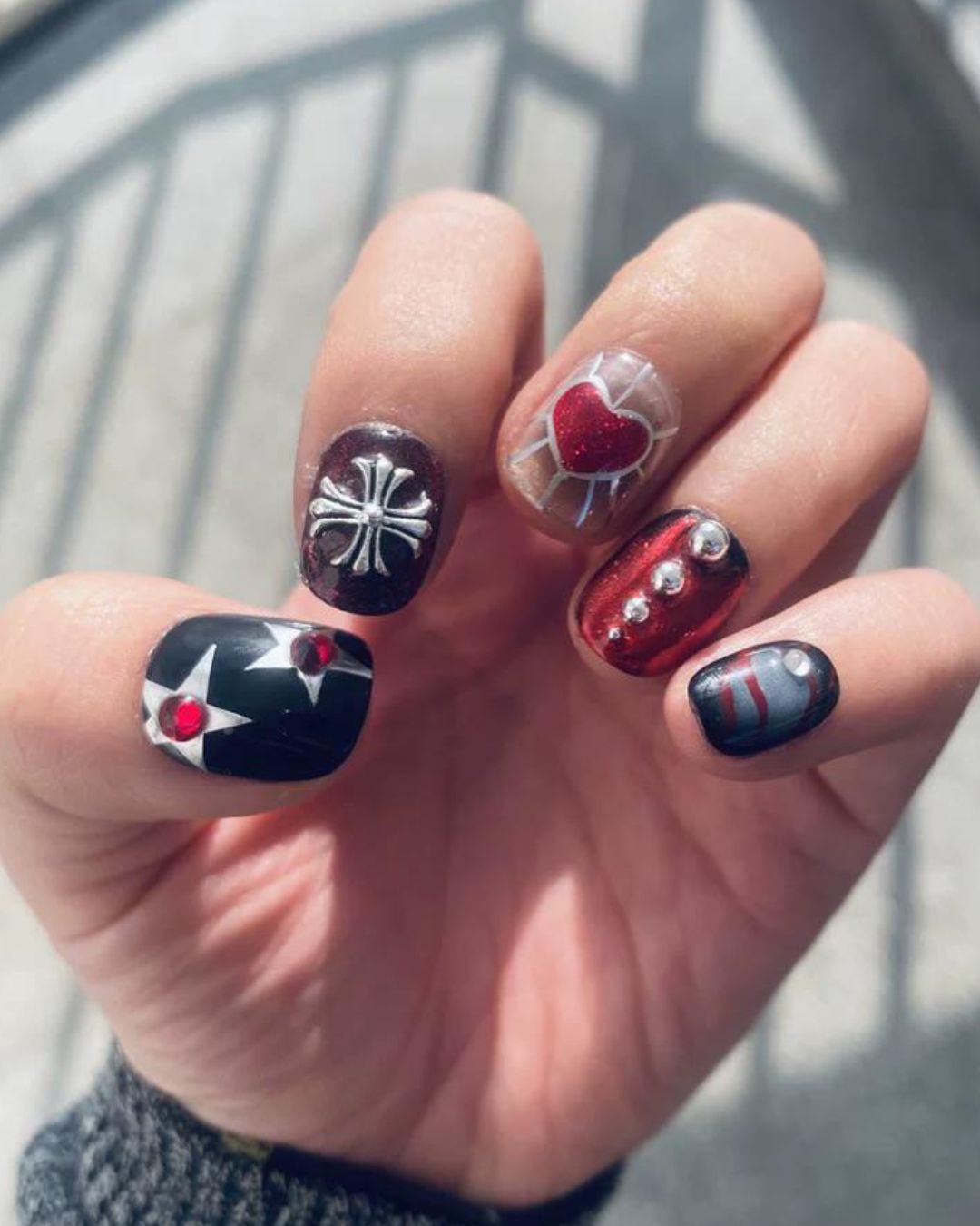 Maximalist Nail Art for Short Nails That Steal the Show