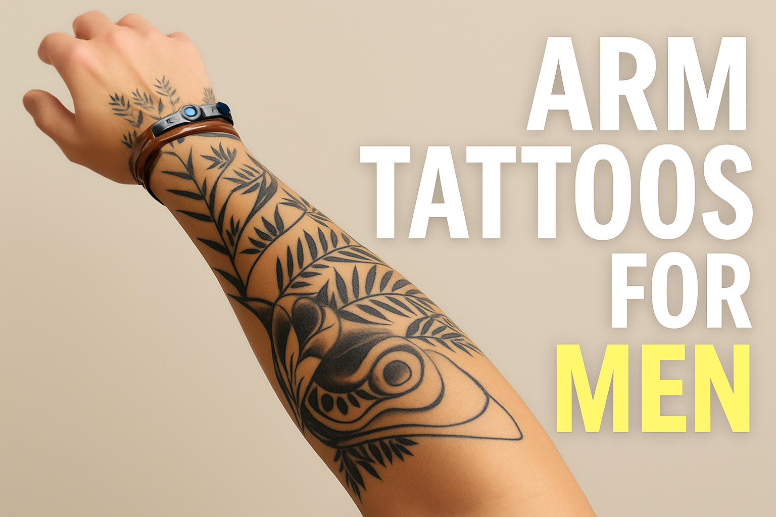 Arm Tattoos for Men with Style and Substance