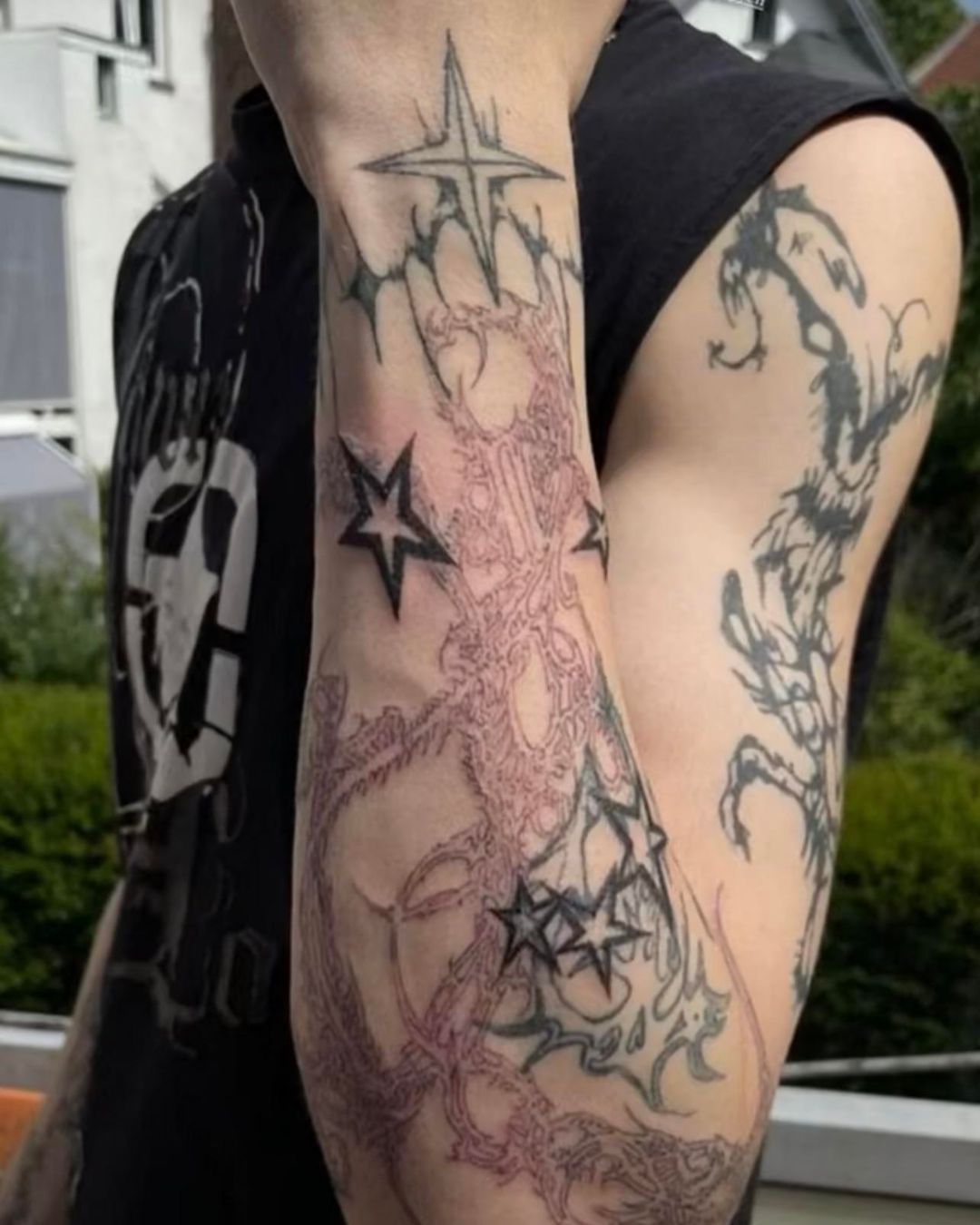 Gothic Cybercigilism Tattoos That Feel Sacred and Futuristic