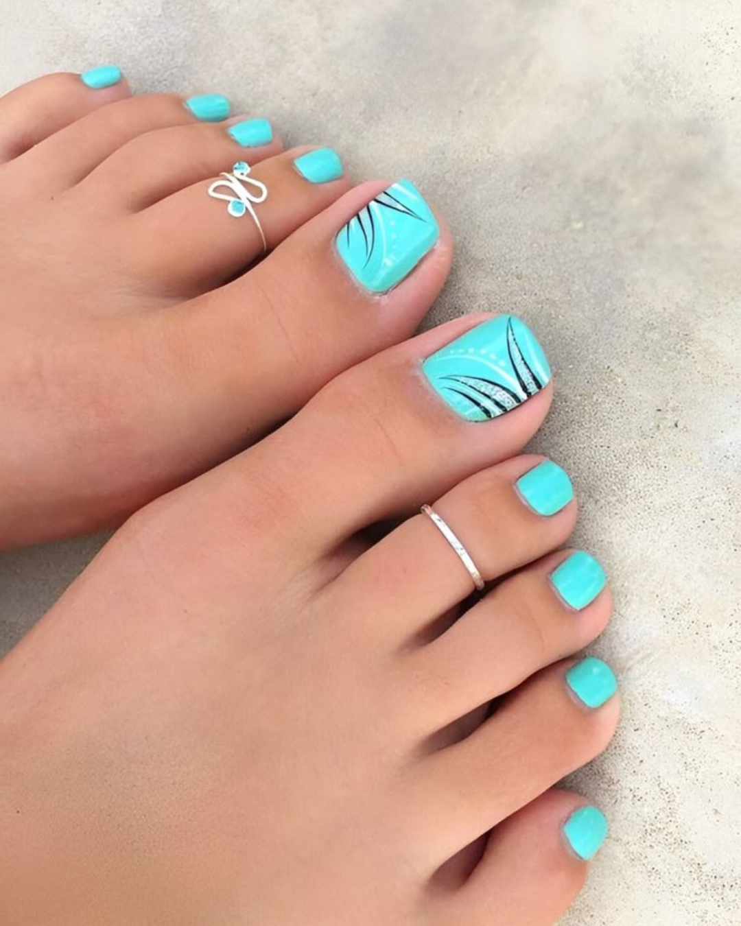 These Beachy Toe Nail Designs Are Too Cute to Miss