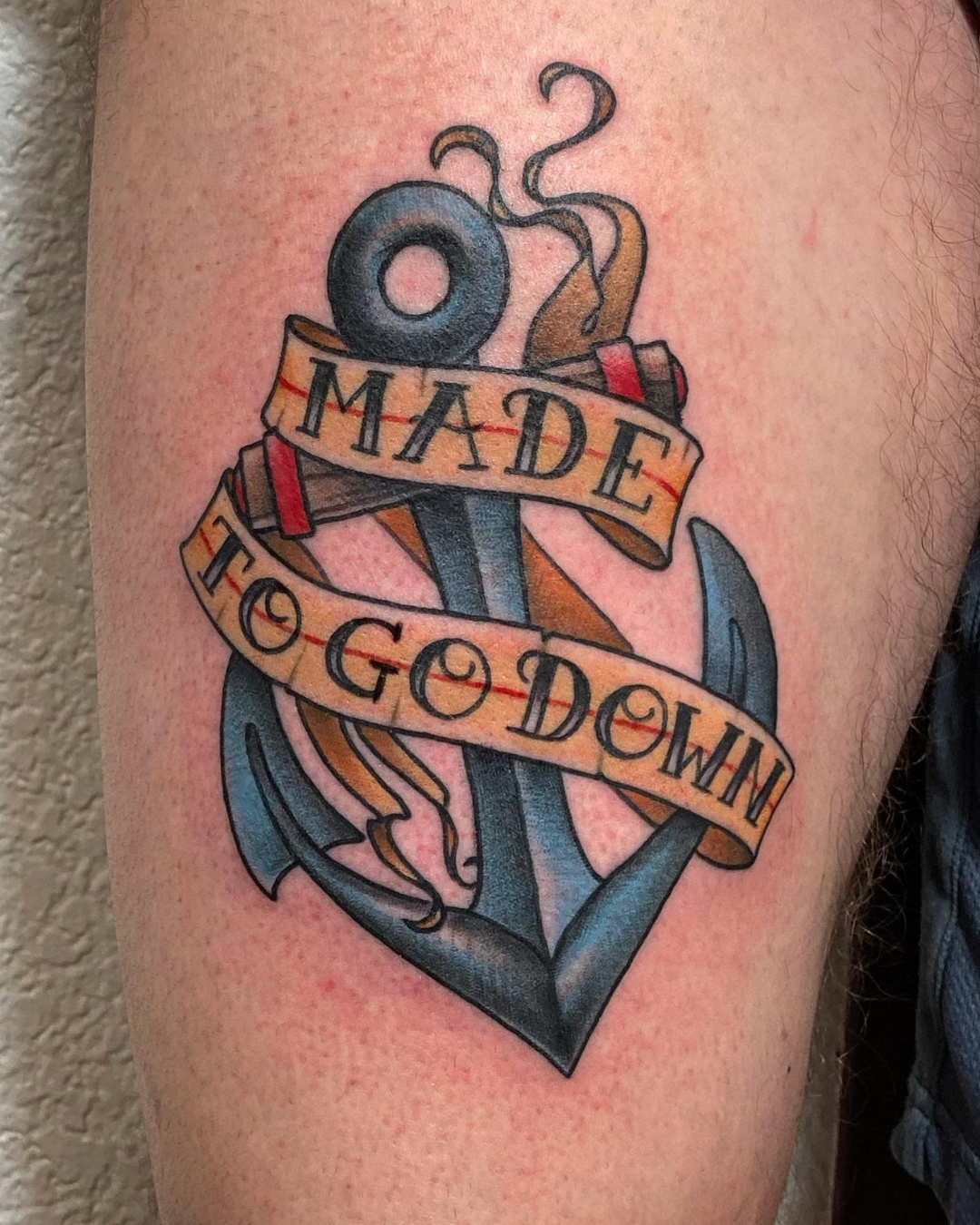 Bold Anchor Tattoo Ideas 
