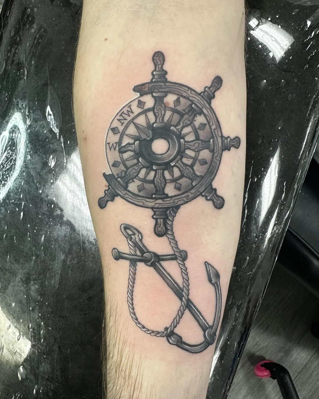 Bold Anchor Tattoo Ideas 
