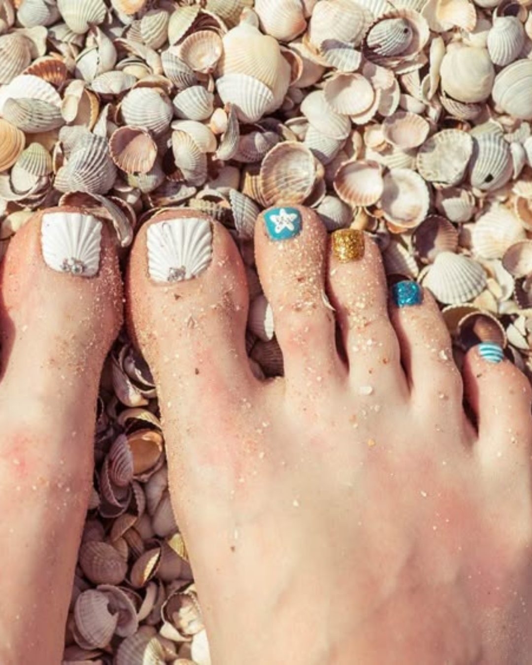 These Beachy Toe Nail Designs Are Too Cute to Miss