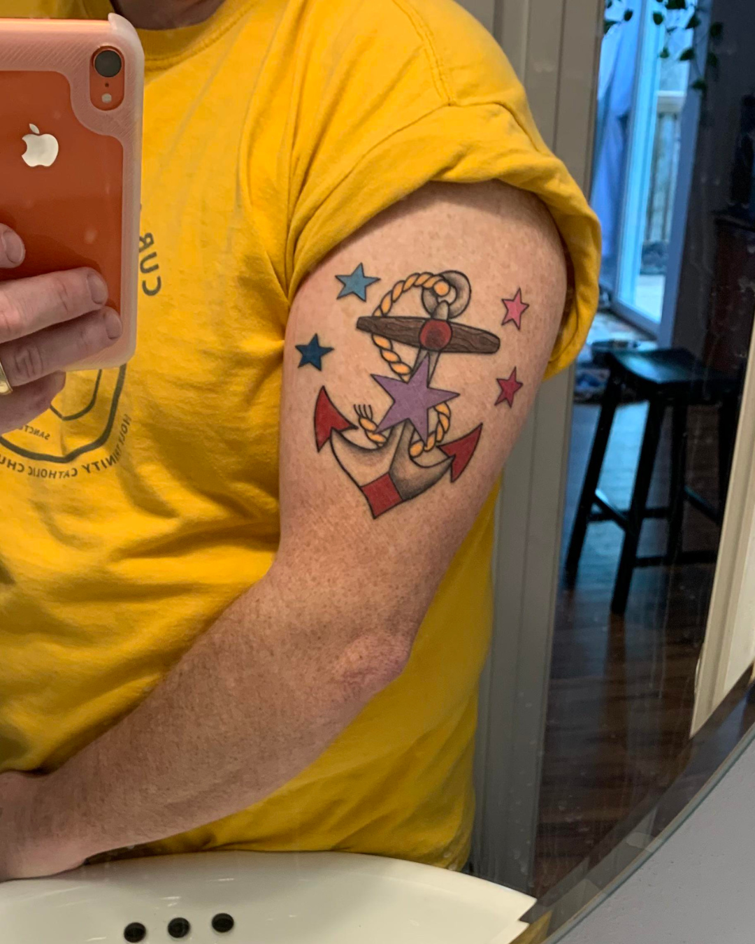 Bold Anchor Tattoo Ideas 
