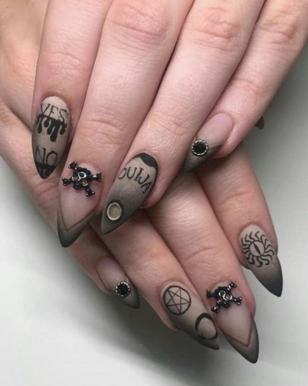 Spellbinding Short Witchy Nail Ideas You’ll Want to Try Tonight!!
