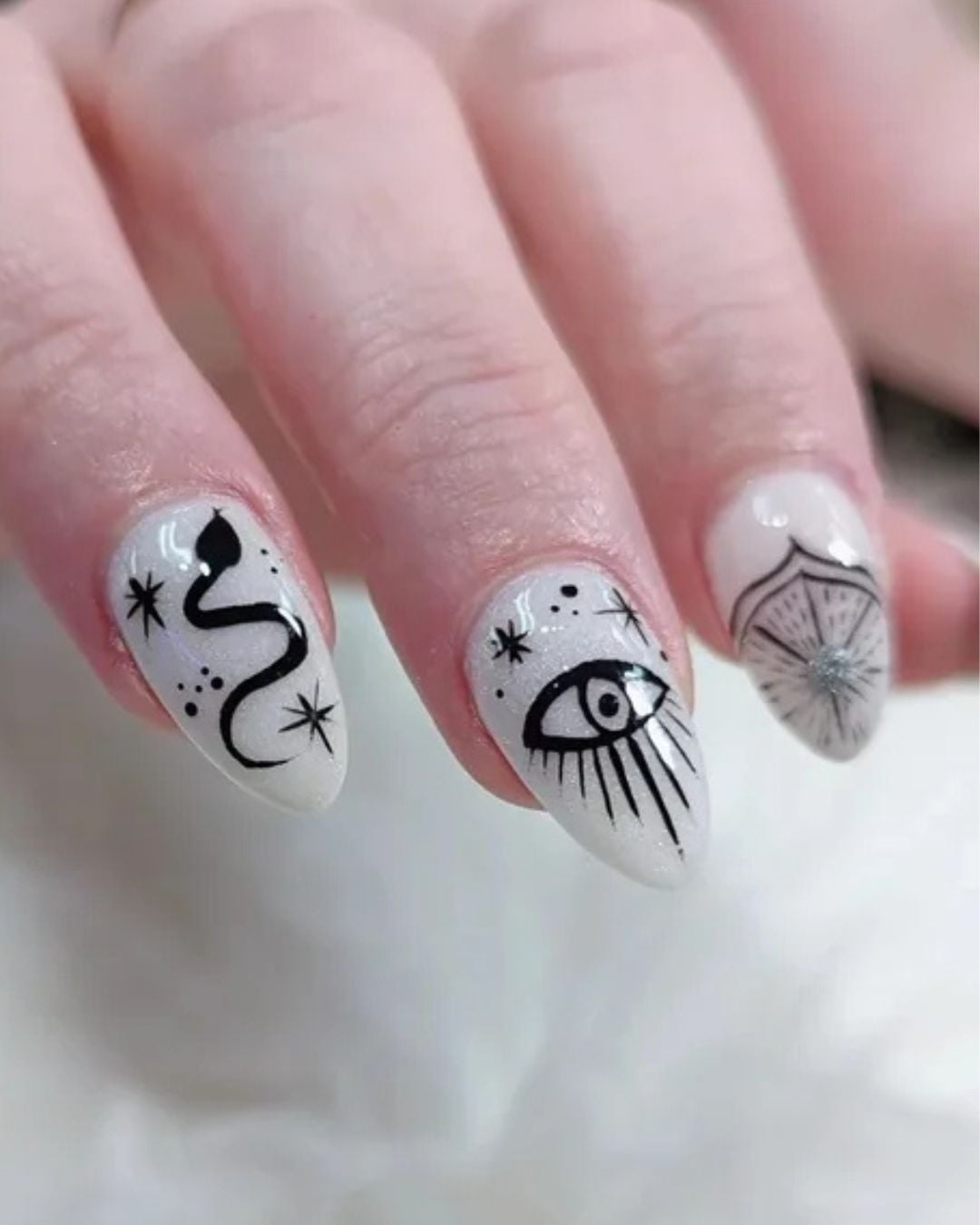Spellbinding Short Witchy Nail Ideas You’ll Want to Try Tonight!!
