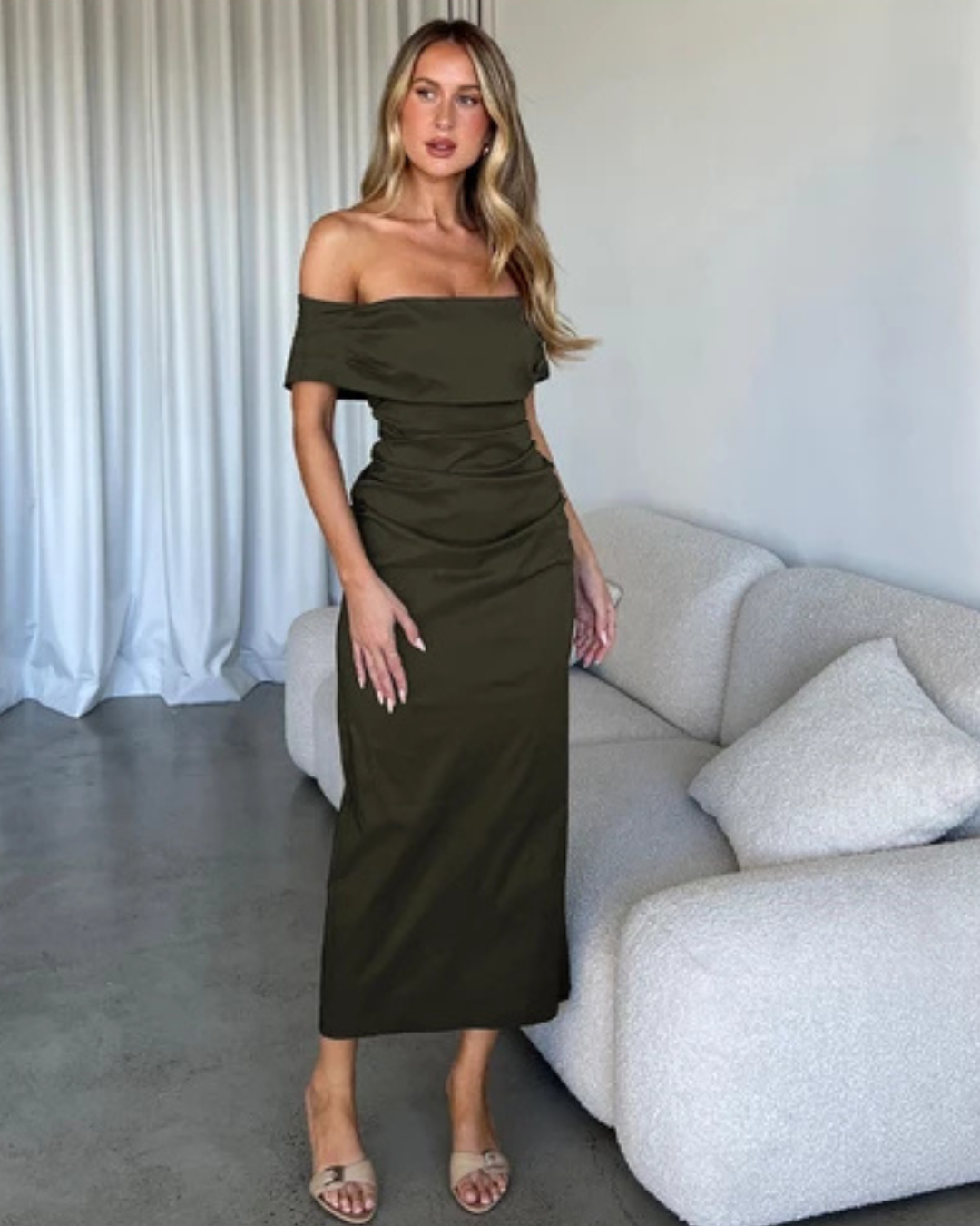 Olive Elegance for Frost-Kissed Nights