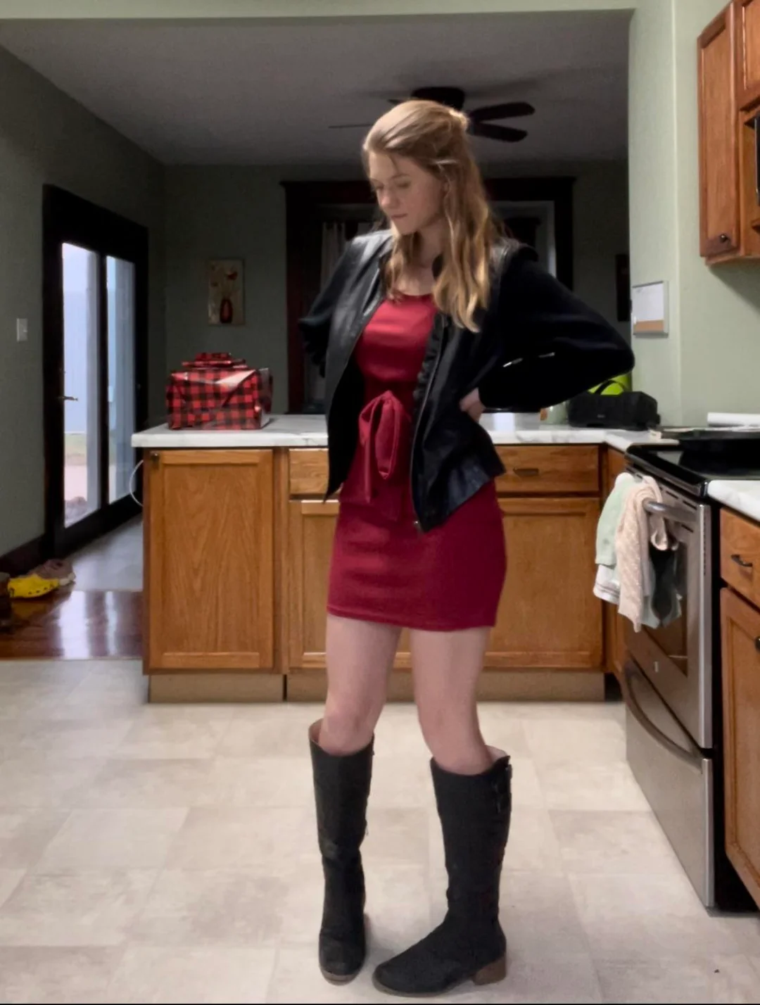 Chic and Bold Evening Look