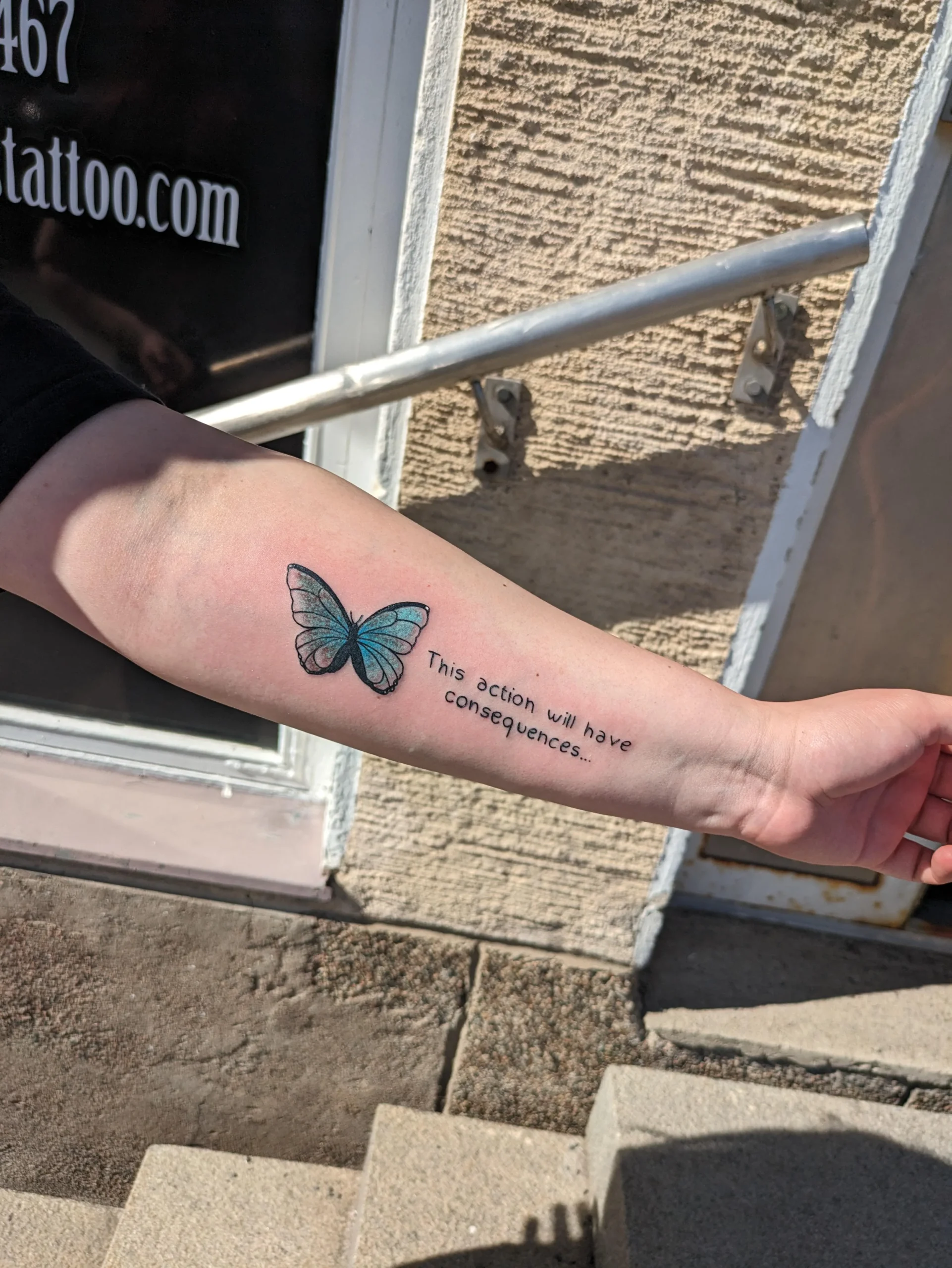 Butterfly With a Reminder