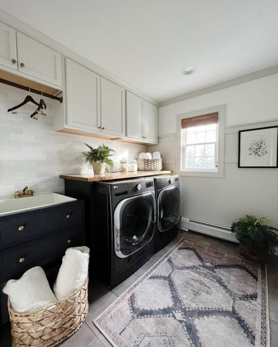 Bright and Inviting Laundry Room