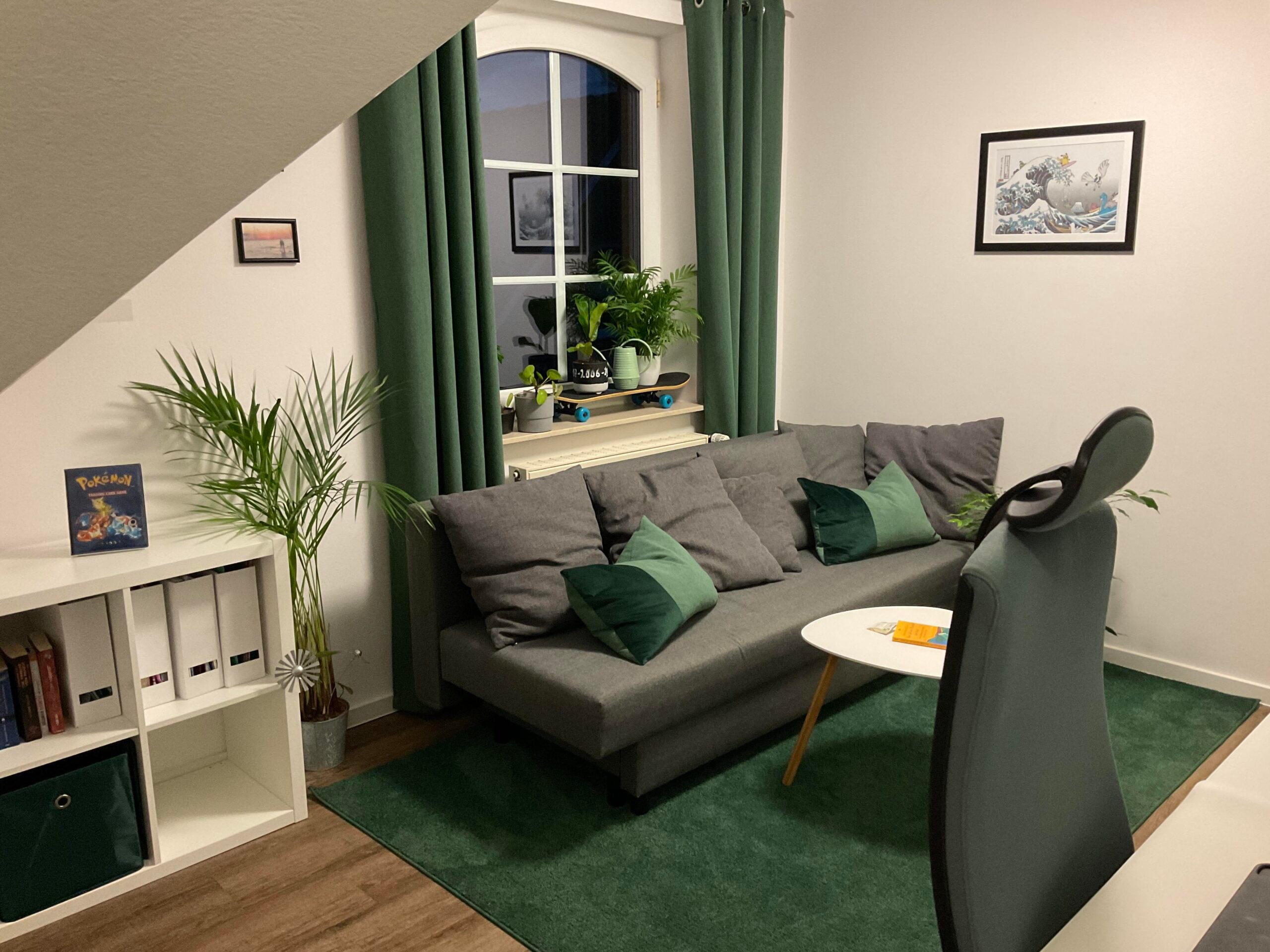 Sleek & Modern Green Dorm Corner