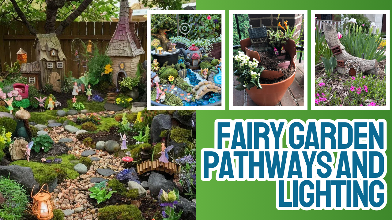 Fairy Garden Pathways and Lighting