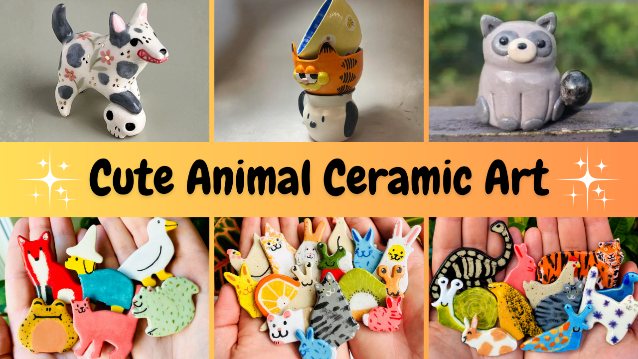 Cute Animal Ceramic Art
