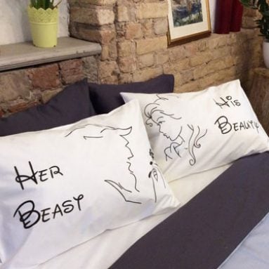 Beauty And Beast Pillow Cases
