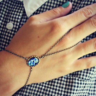 Blue Opal Slave Bracelet