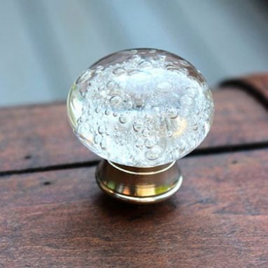Bubble Effect Glass Drawer Knobs