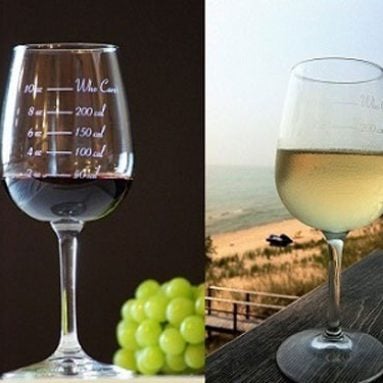 Calorie Counting Wine Glass