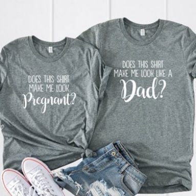 Couples Pregnancy Announcement Shirts