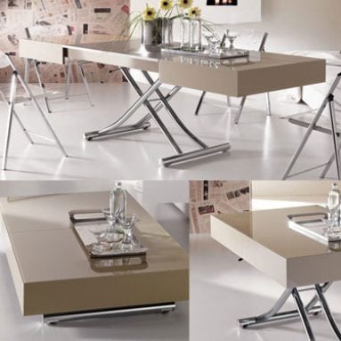 Cristallo Transforming Coffee-Dining Table