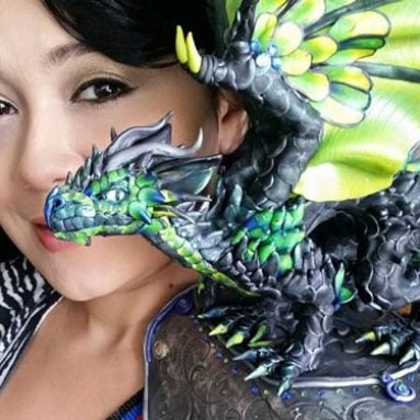 Custom Built Shoulder Dragons