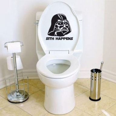 Darth Vader Toilet Decal
