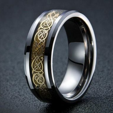 Dragon’s Breath Steel Vikings Rings