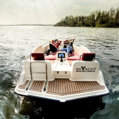 Electric Joystick Controlled Yacht